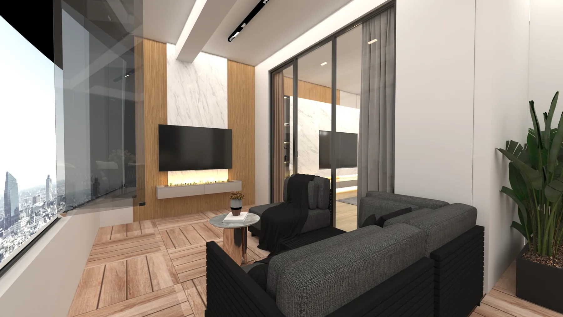 Premium Deluxe — Geniş balkon ve oturma alanı