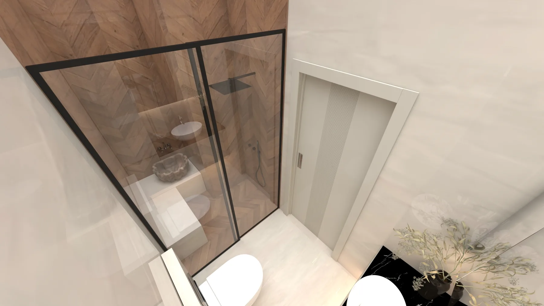Premium Deluxe — Banyo tasarımı ve duş alanı
